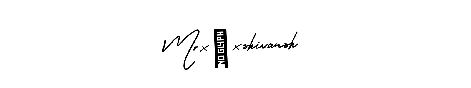 Use a signature maker to create a handwritten signature online. With this signature software, you can design (AmerikaSignatureDemo-Regular) your own signature for name Mr×͜×shivansh. Mr×͜×shivansh signature style 3 images and pictures png