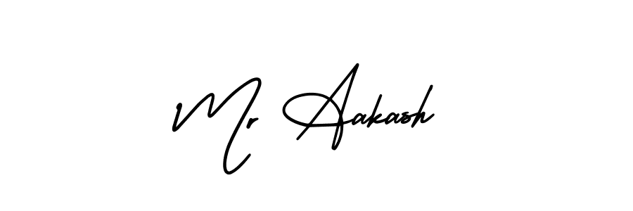 How to make Mr Aakash signature? AmerikaSignatureDemo-Regular is a professional autograph style. Create handwritten signature for Mr Aakash name. Mr Aakash signature style 3 images and pictures png