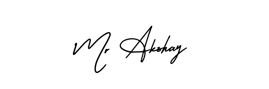 if you are searching for the best signature style for your name Mr Akshay. so please give up your signature search. here we have designed multiple signature styles  using AmerikaSignatureDemo-Regular. Mr Akshay signature style 3 images and pictures png