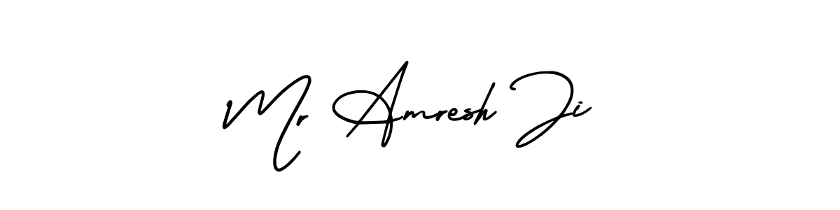 You can use this online signature creator to create a handwritten signature for the name Mr Amresh Ji. This is the best online autograph maker. Mr Amresh Ji signature style 3 images and pictures png