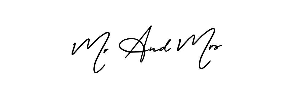 Make a beautiful signature design for name Mr And Mrs. Use this online signature maker to create a handwritten signature for free. Mr And Mrs signature style 3 images and pictures png