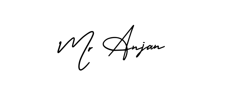 You can use this online signature creator to create a handwritten signature for the name Mr Anjan. This is the best online autograph maker. Mr Anjan signature style 3 images and pictures png