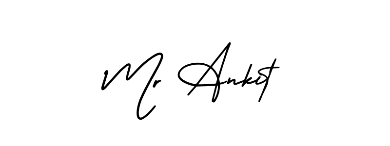 Use a signature maker to create a handwritten signature online. With this signature software, you can design (AmerikaSignatureDemo-Regular) your own signature for name Mr Ankit. Mr Ankit signature style 3 images and pictures png