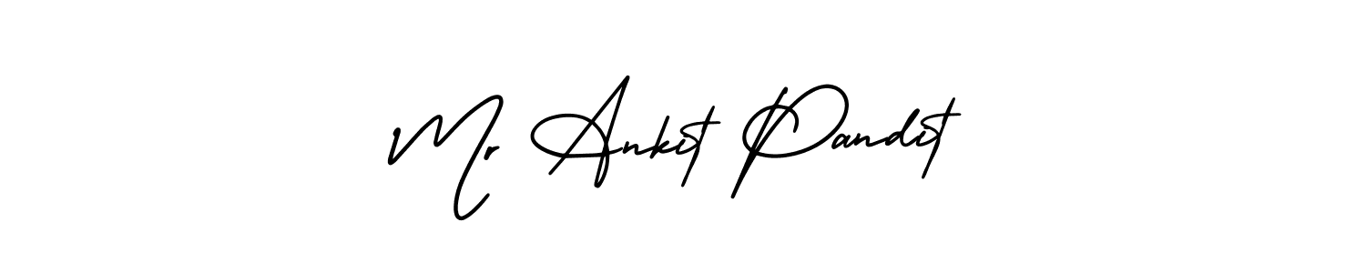 Also we have Mr Ankit Pandit name is the best signature style. Create professional handwritten signature collection using AmerikaSignatureDemo-Regular autograph style. Mr Ankit Pandit signature style 3 images and pictures png