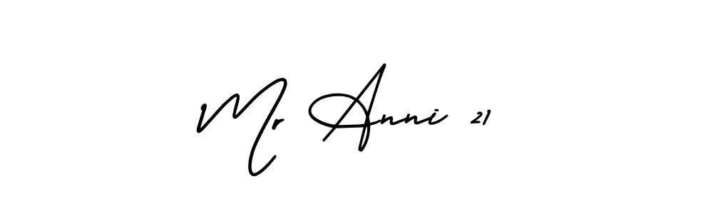 Also we have Mr Anni 21 name is the best signature style. Create professional handwritten signature collection using AmerikaSignatureDemo-Regular autograph style. Mr Anni 21 signature style 3 images and pictures png