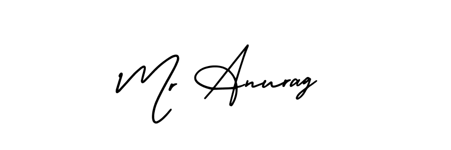 Also we have Mr Anurag name is the best signature style. Create professional handwritten signature collection using AmerikaSignatureDemo-Regular autograph style. Mr Anurag signature style 3 images and pictures png