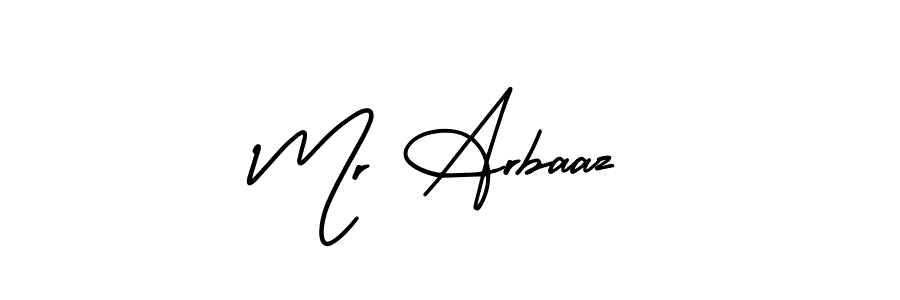 It looks lik you need a new signature style for name Mr Arbaaz. Design unique handwritten (AmerikaSignatureDemo-Regular) signature with our free signature maker in just a few clicks. Mr Arbaaz signature style 3 images and pictures png