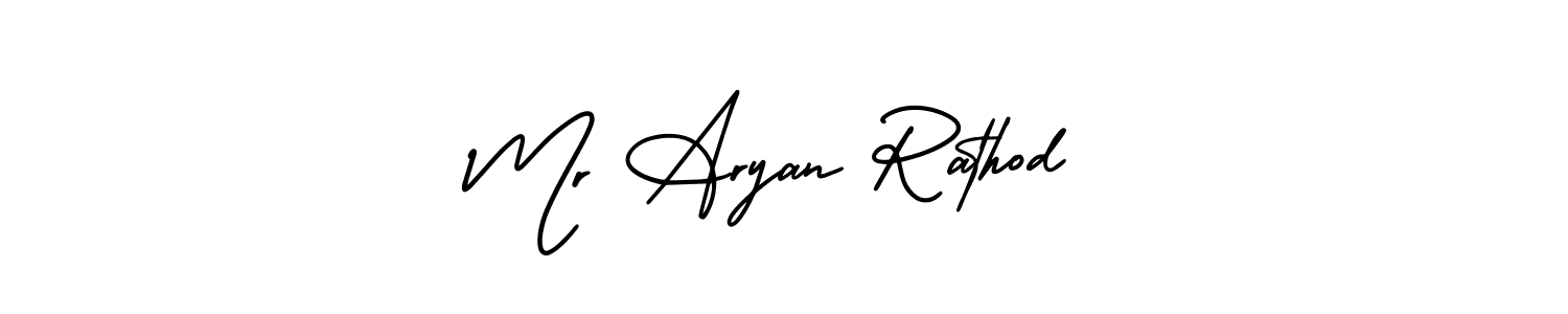 Check out images of Autograph of Mr Aryan Rathod name. Actor Mr Aryan Rathod Signature Style. AmerikaSignatureDemo-Regular is a professional sign style online. Mr Aryan Rathod signature style 3 images and pictures png