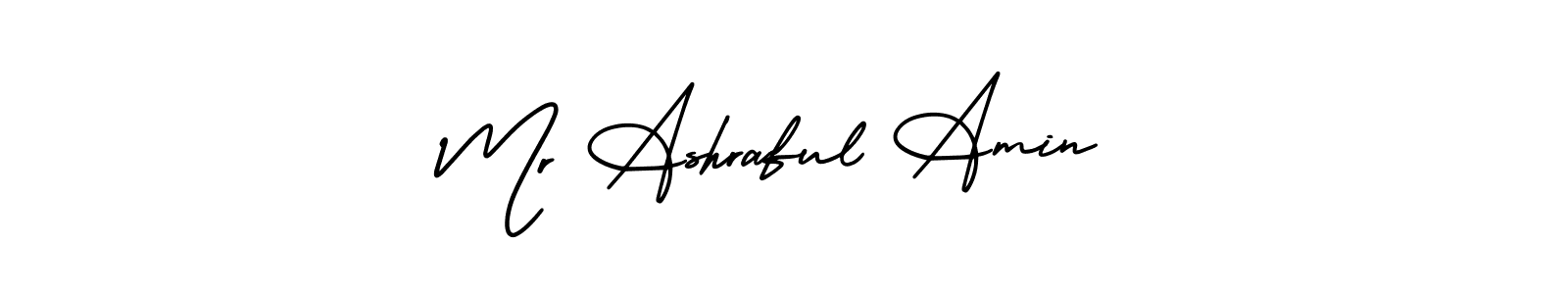 Similarly AmerikaSignatureDemo-Regular is the best handwritten signature design. Signature creator online .You can use it as an online autograph creator for name Mr Ashraful Amin. Mr Ashraful Amin signature style 3 images and pictures png