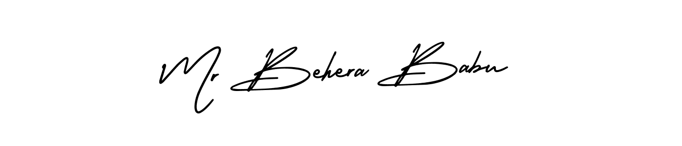 How to Draw Mr Behera Babu signature style? AmerikaSignatureDemo-Regular is a latest design signature styles for name Mr Behera Babu. Mr Behera Babu signature style 3 images and pictures png