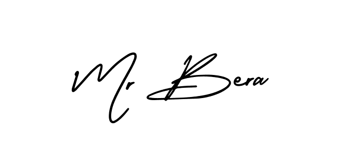 Similarly AmerikaSignatureDemo-Regular is the best handwritten signature design. Signature creator online .You can use it as an online autograph creator for name Mr Bera. Mr Bera signature style 3 images and pictures png