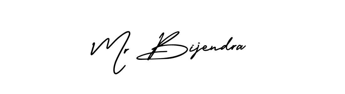 Mr Bijendra stylish signature style. Best Handwritten Sign (AmerikaSignatureDemo-Regular) for my name. Handwritten Signature Collection Ideas for my name Mr Bijendra. Mr Bijendra signature style 3 images and pictures png