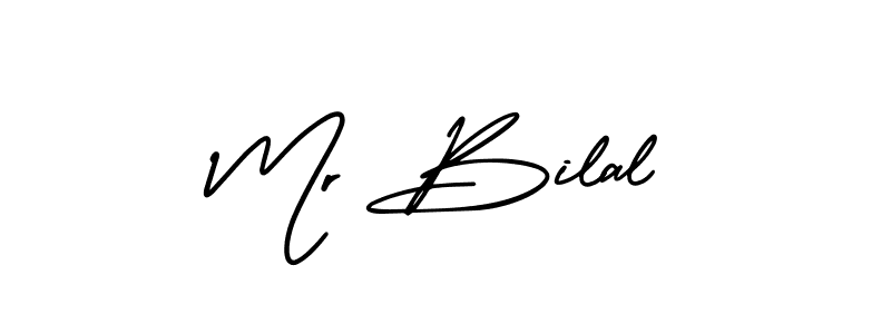 Similarly AmerikaSignatureDemo-Regular is the best handwritten signature design. Signature creator online .You can use it as an online autograph creator for name Mr Bilal. Mr Bilal signature style 3 images and pictures png