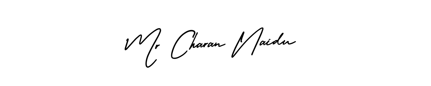 Make a beautiful signature design for name Mr Charan Naidu. With this signature (AmerikaSignatureDemo-Regular) style, you can create a handwritten signature for free. Mr Charan Naidu signature style 3 images and pictures png