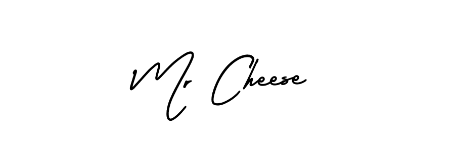 How to make Mr Cheese name signature. Use AmerikaSignatureDemo-Regular style for creating short signs online. This is the latest handwritten sign. Mr Cheese signature style 3 images and pictures png