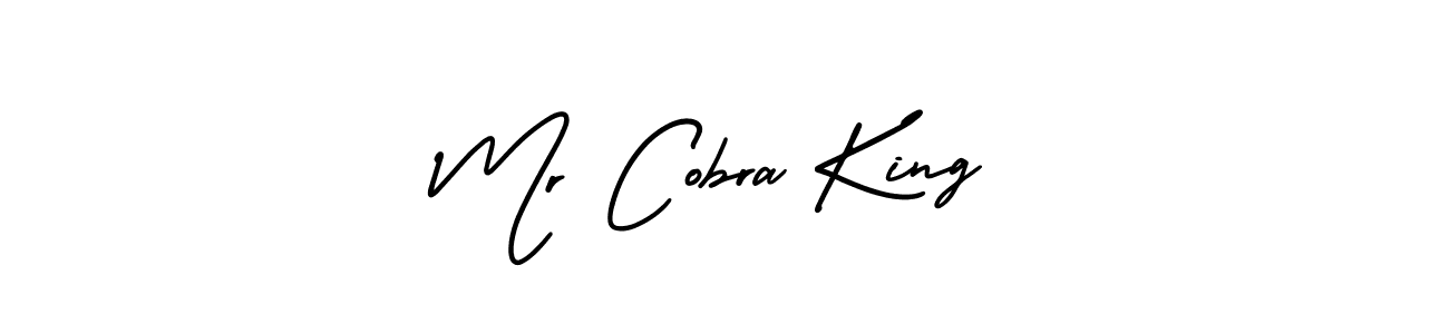 Mr Cobra King stylish signature style. Best Handwritten Sign (AmerikaSignatureDemo-Regular) for my name. Handwritten Signature Collection Ideas for my name Mr Cobra King. Mr Cobra King signature style 3 images and pictures png