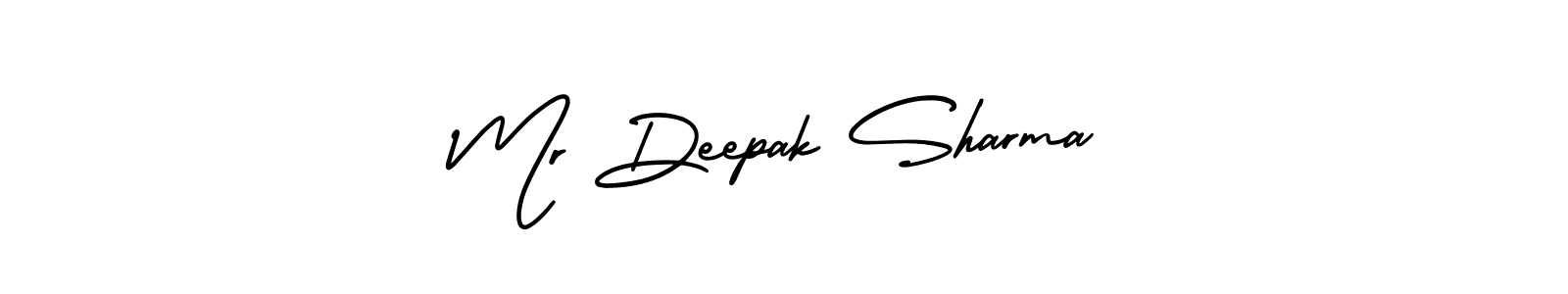 Make a beautiful signature design for name Mr Deepak Sharma. With this signature (AmerikaSignatureDemo-Regular) style, you can create a handwritten signature for free. Mr Deepak Sharma signature style 3 images and pictures png