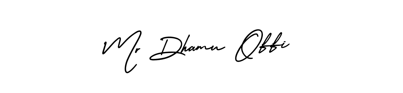 Make a short Mr Dhamu Offi signature style. Manage your documents anywhere anytime using AmerikaSignatureDemo-Regular. Create and add eSignatures, submit forms, share and send files easily. Mr Dhamu Offi signature style 3 images and pictures png