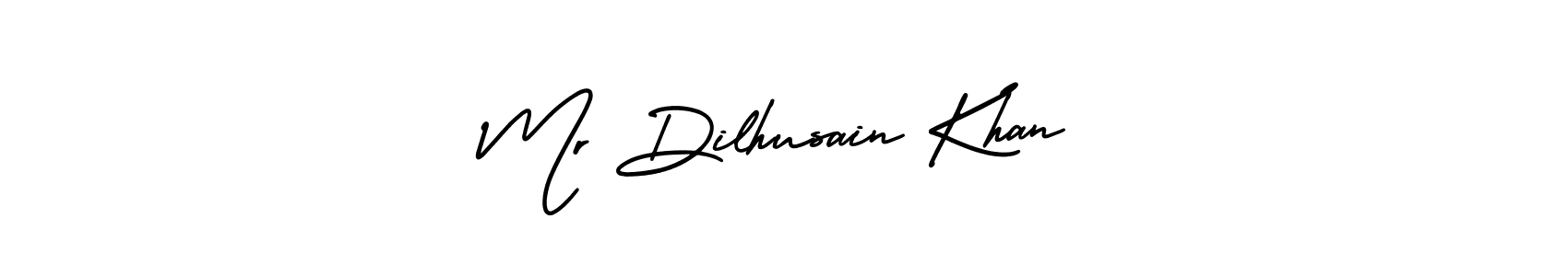 Design your own signature with our free online signature maker. With this signature software, you can create a handwritten (AmerikaSignatureDemo-Regular) signature for name Mr Dilhusain Khan. Mr Dilhusain Khan signature style 3 images and pictures png