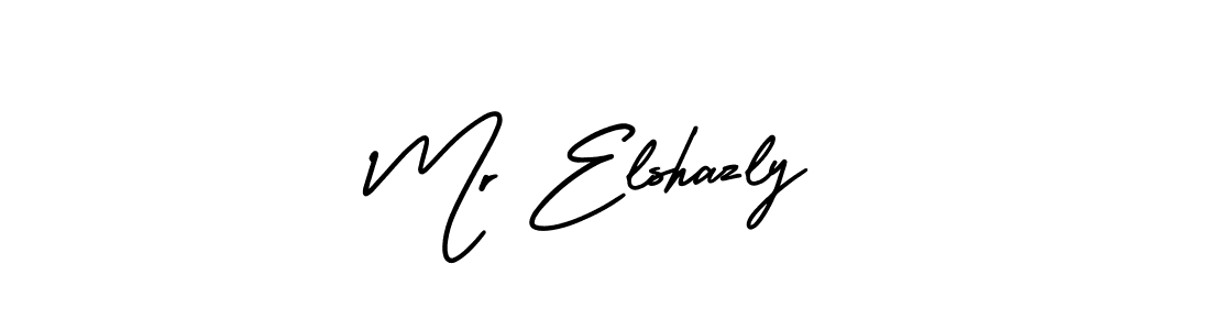 Also You can easily find your signature by using the search form. We will create Mr Elshazly name handwritten signature images for you free of cost using AmerikaSignatureDemo-Regular sign style. Mr Elshazly signature style 3 images and pictures png