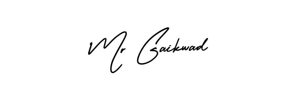 Also You can easily find your signature by using the search form. We will create Mr Gaikwad name handwritten signature images for you free of cost using AmerikaSignatureDemo-Regular sign style. Mr Gaikwad signature style 3 images and pictures png