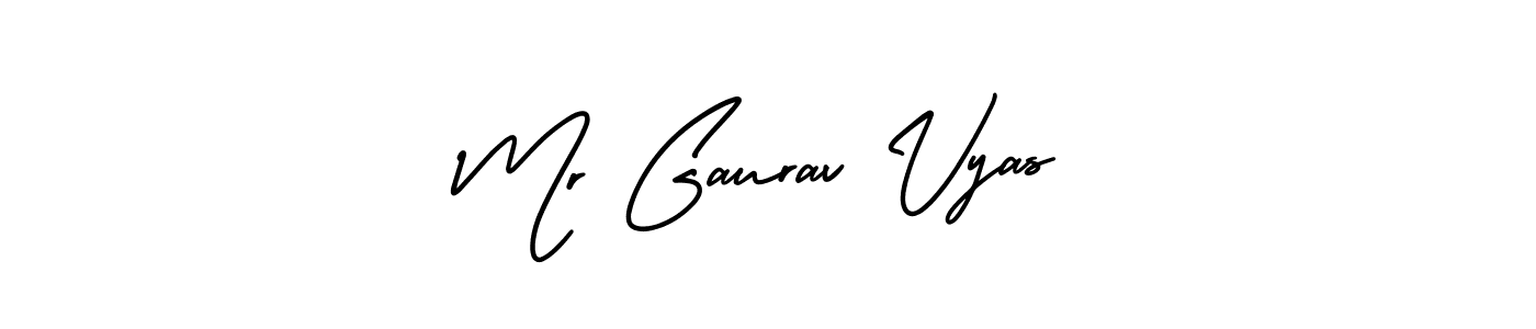 Similarly AmerikaSignatureDemo-Regular is the best handwritten signature design. Signature creator online .You can use it as an online autograph creator for name Mr Gaurav Vyas. Mr Gaurav Vyas signature style 3 images and pictures png