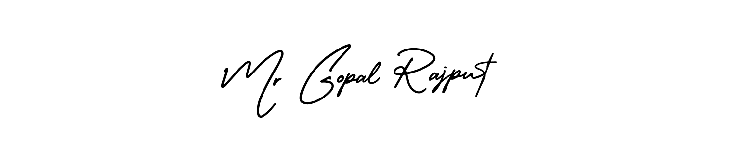 How to make Mr Gopal Rajput name signature. Use AmerikaSignatureDemo-Regular style for creating short signs online. This is the latest handwritten sign. Mr Gopal Rajput signature style 3 images and pictures png