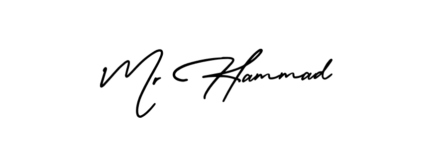 Best and Professional Signature Style for Mr Hammad. AmerikaSignatureDemo-Regular Best Signature Style Collection. Mr Hammad signature style 3 images and pictures png