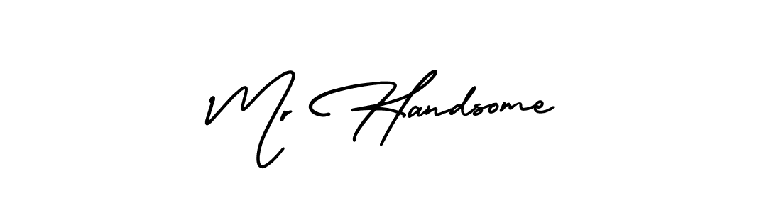 Also You can easily find your signature by using the search form. We will create Mr Handsome name handwritten signature images for you free of cost using AmerikaSignatureDemo-Regular sign style. Mr Handsome signature style 3 images and pictures png