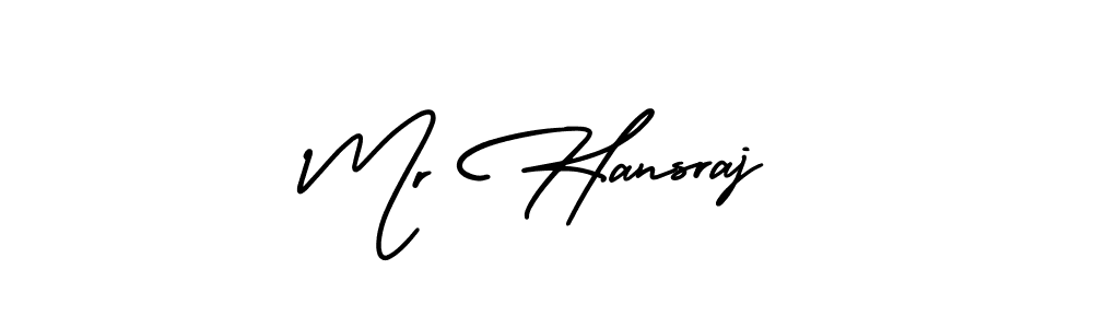 Make a beautiful signature design for name Mr Hansraj. Use this online signature maker to create a handwritten signature for free. Mr Hansraj signature style 3 images and pictures png