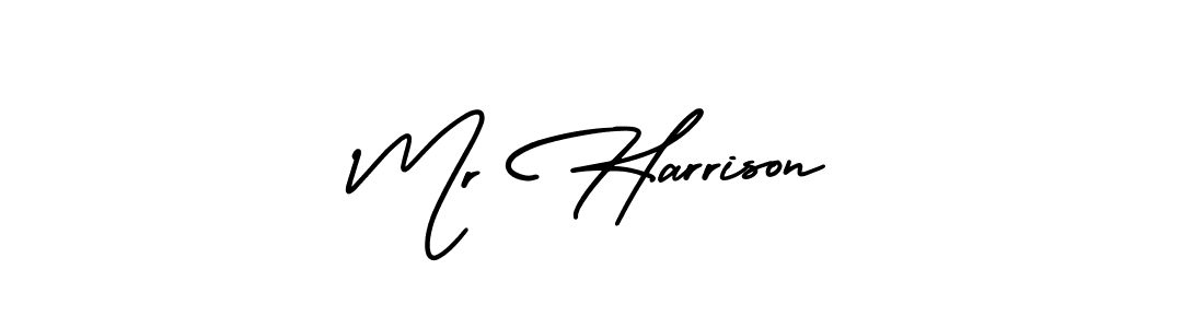 Create a beautiful signature design for name Mr Harrison. With this signature (AmerikaSignatureDemo-Regular) fonts, you can make a handwritten signature for free. Mr Harrison signature style 3 images and pictures png