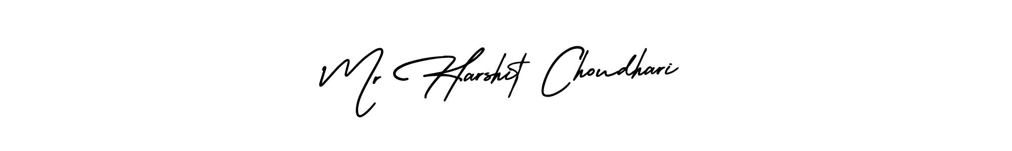 How to make Mr Harshit Choudhari signature? AmerikaSignatureDemo-Regular is a professional autograph style. Create handwritten signature for Mr Harshit Choudhari name. Mr Harshit Choudhari signature style 3 images and pictures png