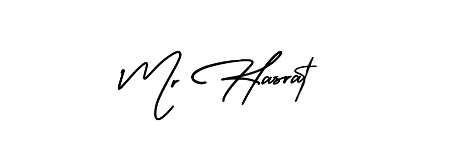 Use a signature maker to create a handwritten signature online. With this signature software, you can design (AmerikaSignatureDemo-Regular) your own signature for name Mr Hasrat. Mr Hasrat signature style 3 images and pictures png