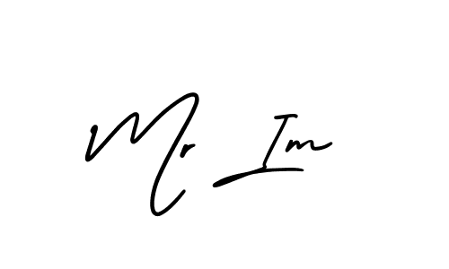 How to make Mr Im name signature. Use AmerikaSignatureDemo-Regular style for creating short signs online. This is the latest handwritten sign. Mr Im signature style 3 images and pictures png
