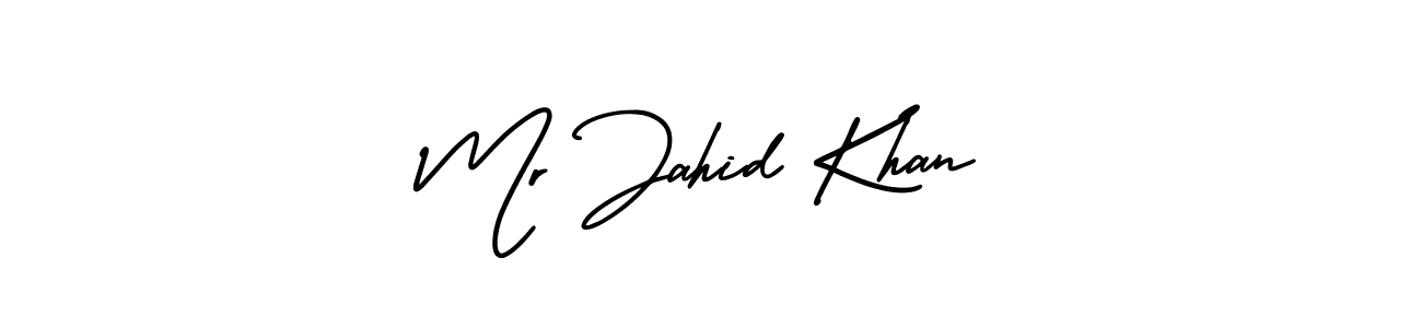 Check out images of Autograph of Mr Jahid Khan name. Actor Mr Jahid Khan Signature Style. AmerikaSignatureDemo-Regular is a professional sign style online. Mr Jahid Khan signature style 3 images and pictures png