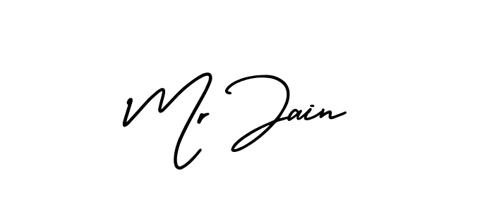 Also You can easily find your signature by using the search form. We will create Mr Jain name handwritten signature images for you free of cost using AmerikaSignatureDemo-Regular sign style. Mr Jain signature style 3 images and pictures png