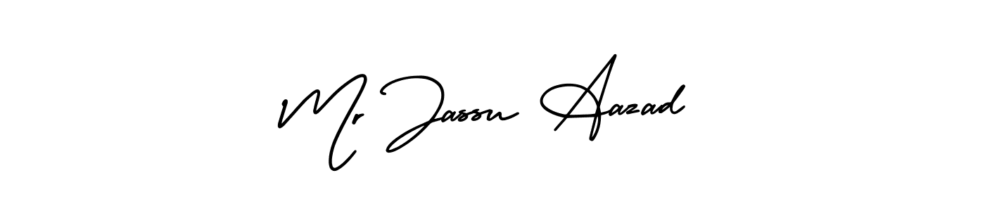 AmerikaSignatureDemo-Regular is a professional signature style that is perfect for those who want to add a touch of class to their signature. It is also a great choice for those who want to make their signature more unique. Get Mr Jassu Aazad name to fancy signature for free. Mr Jassu Aazad signature style 3 images and pictures png