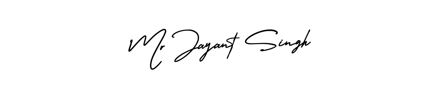 You should practise on your own different ways (AmerikaSignatureDemo-Regular) to write your name (Mr Jayant Singh) in signature. don't let someone else do it for you. Mr Jayant Singh signature style 3 images and pictures png