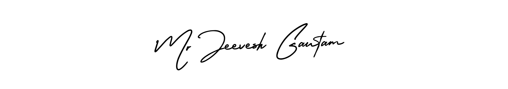 How to Draw Mr Jeevesh Gautam signature style? AmerikaSignatureDemo-Regular is a latest design signature styles for name Mr Jeevesh Gautam. Mr Jeevesh Gautam signature style 3 images and pictures png