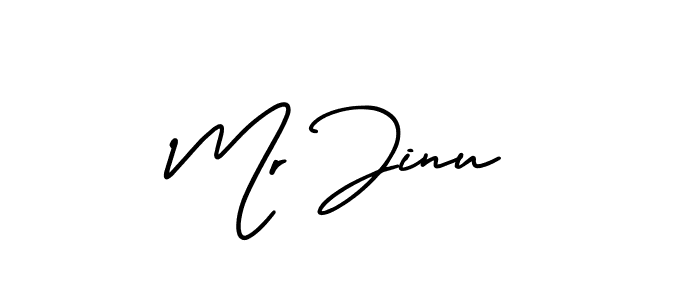 if you are searching for the best signature style for your name Mr Jinu. so please give up your signature search. here we have designed multiple signature styles  using AmerikaSignatureDemo-Regular. Mr Jinu signature style 3 images and pictures png