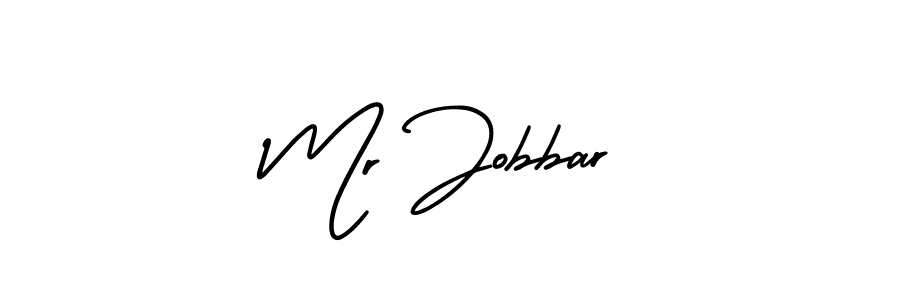 if you are searching for the best signature style for your name Mr Jobbar. so please give up your signature search. here we have designed multiple signature styles  using AmerikaSignatureDemo-Regular. Mr Jobbar signature style 3 images and pictures png