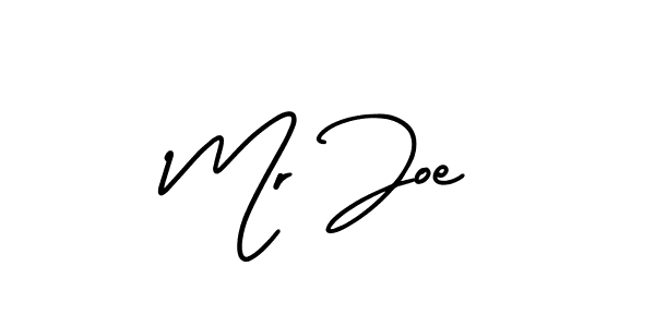 It looks lik you need a new signature style for name Mr Joe. Design unique handwritten (AmerikaSignatureDemo-Regular) signature with our free signature maker in just a few clicks. Mr Joe signature style 3 images and pictures png