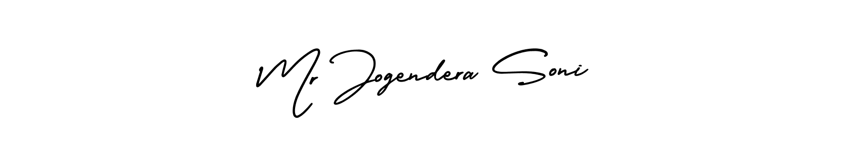 Use a signature maker to create a handwritten signature online. With this signature software, you can design (AmerikaSignatureDemo-Regular) your own signature for name Mr Jogendera Soni. Mr Jogendera Soni signature style 3 images and pictures png