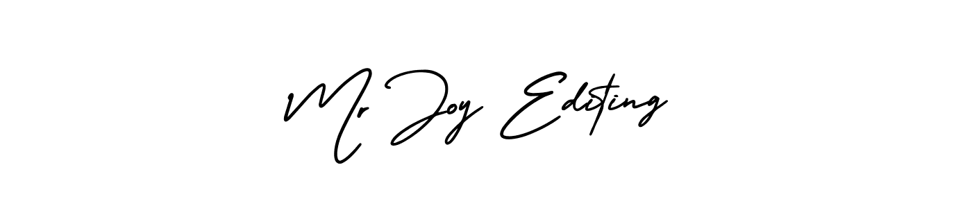 Create a beautiful signature design for name Mr Joy Editing. With this signature (AmerikaSignatureDemo-Regular) fonts, you can make a handwritten signature for free. Mr Joy Editing signature style 3 images and pictures png