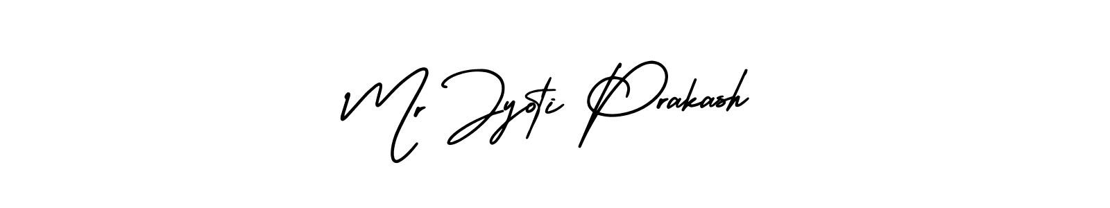 How to make Mr Jyoti Prakash name signature. Use AmerikaSignatureDemo-Regular style for creating short signs online. This is the latest handwritten sign. Mr Jyoti Prakash signature style 3 images and pictures png