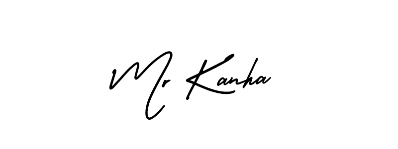 Design your own signature with our free online signature maker. With this signature software, you can create a handwritten (AmerikaSignatureDemo-Regular) signature for name Mr Kanha. Mr Kanha signature style 3 images and pictures png