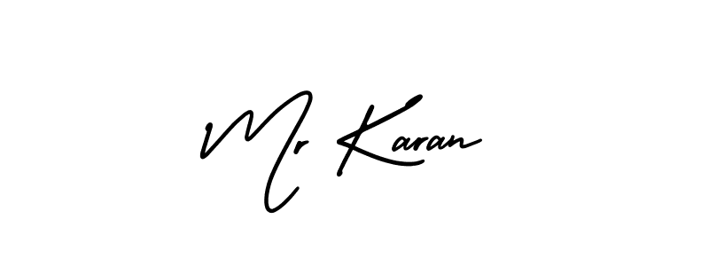 if you are searching for the best signature style for your name Mr Karan. so please give up your signature search. here we have designed multiple signature styles  using AmerikaSignatureDemo-Regular. Mr Karan signature style 3 images and pictures png