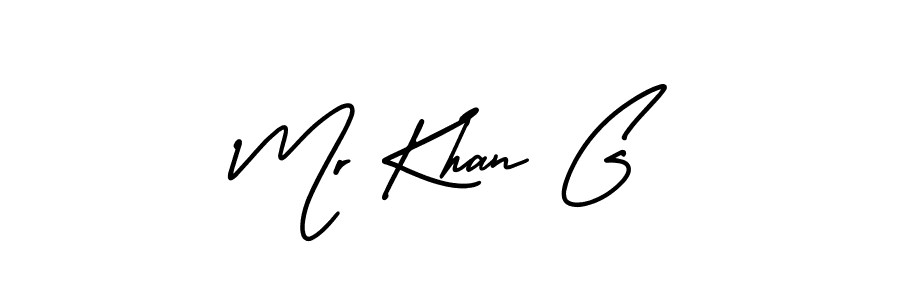 if you are searching for the best signature style for your name Mr Khan G. so please give up your signature search. here we have designed multiple signature styles  using AmerikaSignatureDemo-Regular. Mr Khan G signature style 3 images and pictures png
