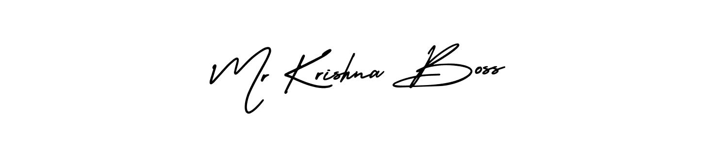 Check out images of Autograph of Mr Krishna Boss name. Actor Mr Krishna Boss Signature Style. AmerikaSignatureDemo-Regular is a professional sign style online. Mr Krishna Boss signature style 3 images and pictures png
