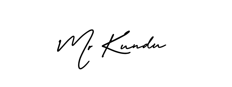 How to make Mr Kundu signature? AmerikaSignatureDemo-Regular is a professional autograph style. Create handwritten signature for Mr Kundu name. Mr Kundu signature style 3 images and pictures png